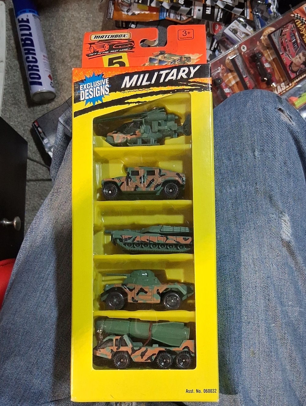 MatchBox 5 Pack Military Die-Cast Vehicle Set - Green Camouflage